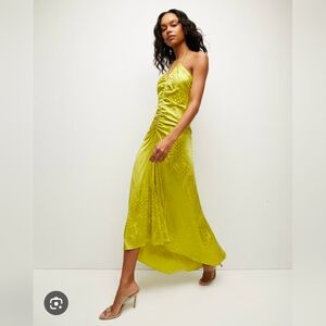 Veronica Beard Aldana Ruched Stretch Silk Blend Dress Size 6 Nwt